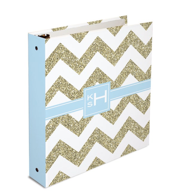 Personalized Binder Personalized 3 Ring Binder Monogrammed 3
