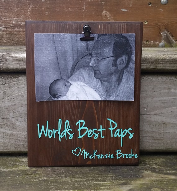 World's Best Grandpa Picture Frame gift Gift for dad