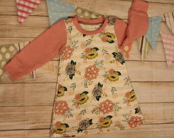 Floral and Stripes Dress