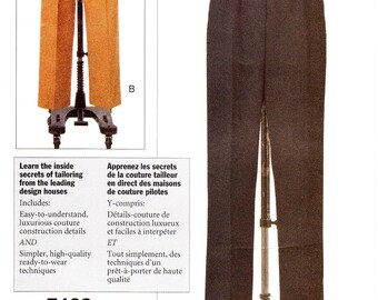 Pick Your Size - Vogue Pants Pattern 7468 by CLAIRE SHAEFFER - Misses' Classic Pleated Front Trousers - Vogue Custom Couture Collection