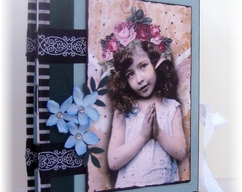 Scrapbook, Art Journal, Photo Album, Smash Book, Vintage Angel