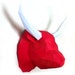 Bull 3d papercraft. You get a PDF digital file with pattern, templates and instructions for this DIY (do it yourself) wall paper sculpture.