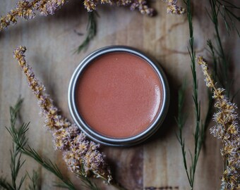 SPRING PEACH • Tinted Lip Balm • Earth Mineral Cosmetics • Unscented • Lip Tint