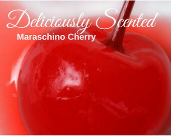 MARASCHINO CHERRY Fragrance Oil ~ 2 or 4 oz for candles, soap, perfume oil, cosmetics, soap making, concentrated, pure, skin safe, supply