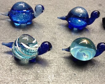 Tortoise Glass Figurine
