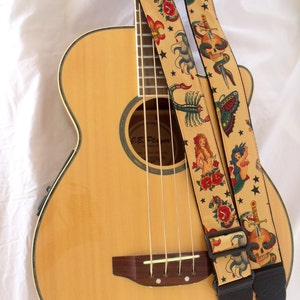 Sailor Jerry Tattoo Guitar Strap
