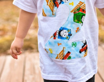 Thomas the Train Birthday Shirt, Thomas the Train, Thomas, Train Birthday, Boys Birthday Shirt, Boys Birthday Shirt, Thomas Birthday, Boys