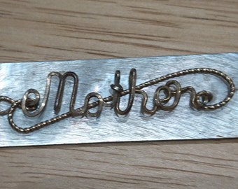 Vintage Mother brooch