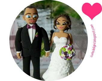 Wedding Cake Topper - CUSTOM cake topper, FUNNY cake topper, Wedding figurines, wedding topper, wedding toppers, cake toppers wedding,