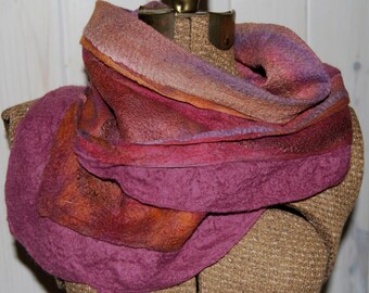 Nuno Felted Scarf and Cowl