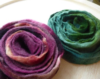 Hope Jacare Designs - Hand dyed pre felt edging pieces - ER26