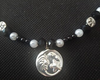 Moon and Stars Necklace