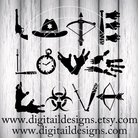 Download Zombie Movie Love SVG png eps dxf fcm ai Cut file