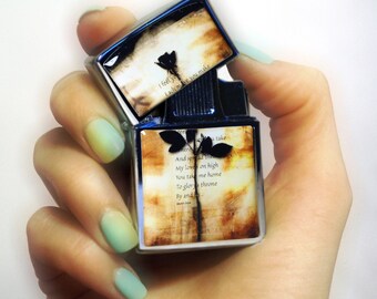 Lighter Depeche Mode music, lighters, music fan lighter, lighter with windproof electronic quartz ignition, fluid STYLE flip top lighter