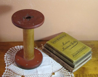 Vintage Wooden Industrial Bobbin