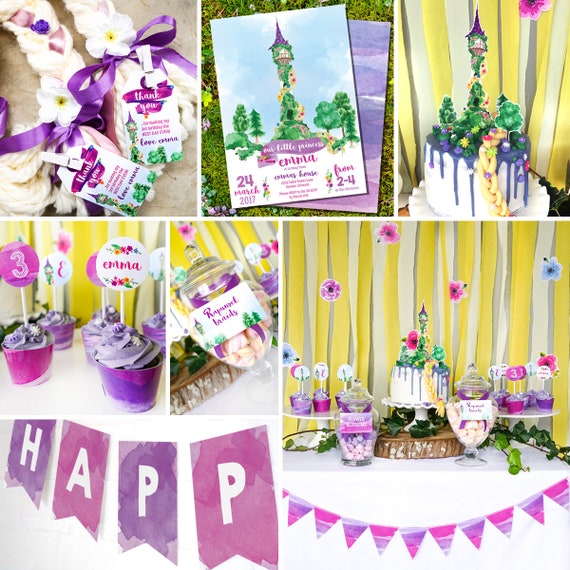 Rapunzel Party Decorations Rapunzel Party Princess Party