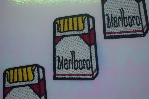 Marlboro Cigarettes Iron on Patch
