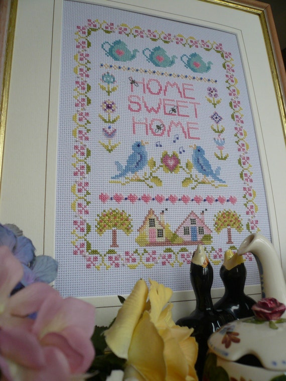14 Count Cross Stitch Kit Home Sweet Home