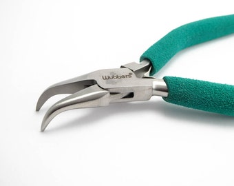 Wubbers Classic Bent Nose Pliers, (1 pc) Wubbers Pliers, Wubbers Bent Nose Pliers, Wubbers Classic Pliers, Jewellery Pliers WUB1239