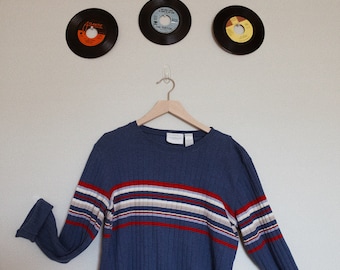 Chest Striped Sweater