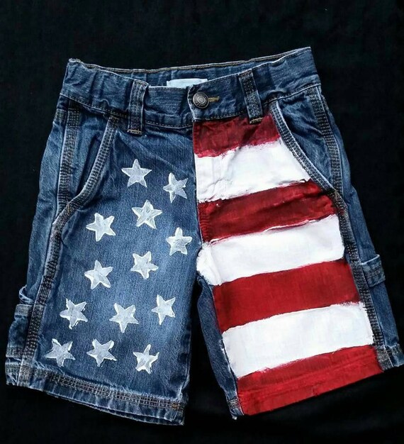 4th of July Girls Boys Patriotic Shorts Jeans Skirts