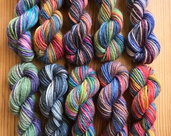 OPAL Sock Yarn Mini Skein Set #6 -- 10 Mini Skeins/25 Yards Each