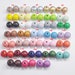 50Pcs Wooden Beads, 20mm Assorted Color Round Wood ball beads, DIY necklace beads, barcelet beads, wood craft, Make jewellery for selling