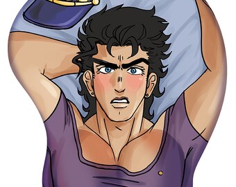 PREORDER!!!!!*** Jotaro Kujo Jojo's Bizarre Adventure Oppai Boob Mousepad - Part 3 Stardust Crusaders