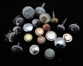 Steampunk Vintage Antique Watch pocket Watch parts crowns RJ 77