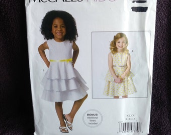 McCall's M9895 Childs Dress Size 2-3-4-5