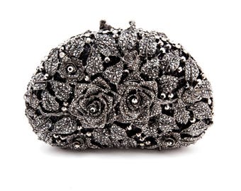 Rose Clutch , Evening handbag
