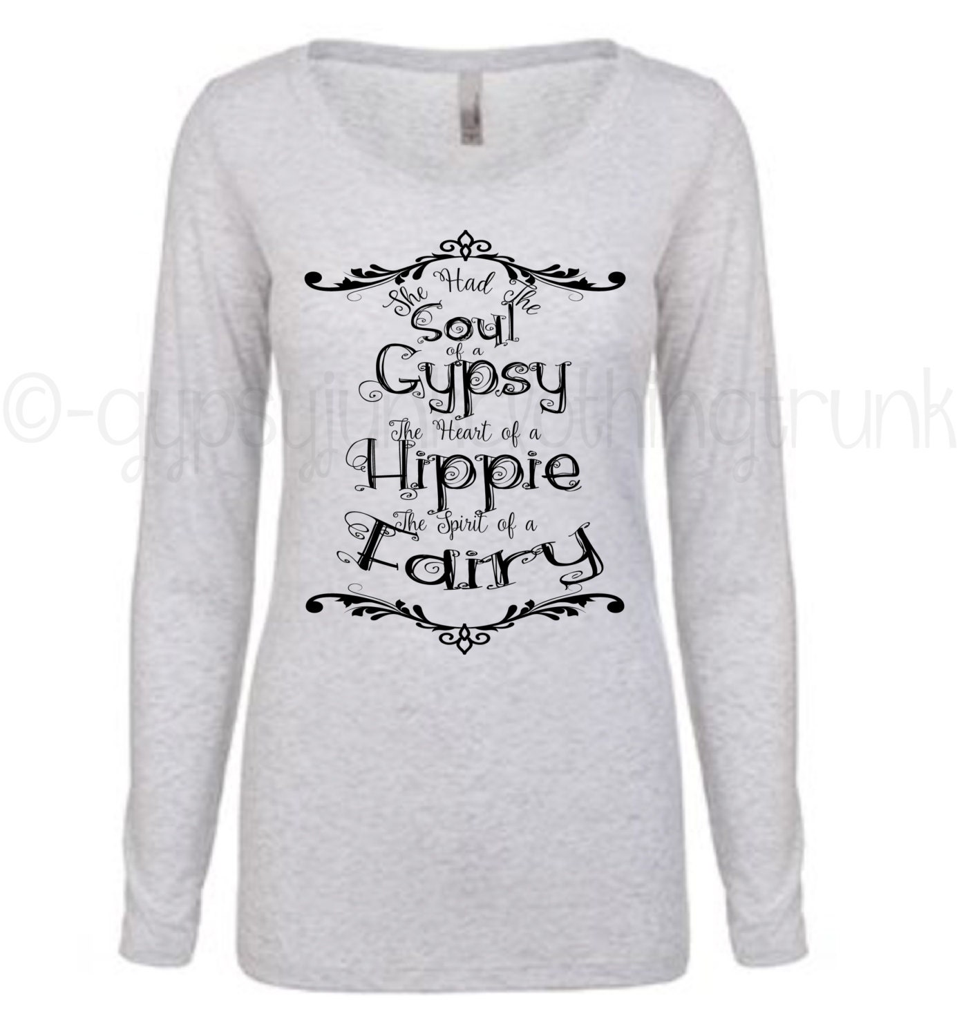 Soul of a Gypsy Shirt Gypsy Soul Top Gypsy Top Heart of