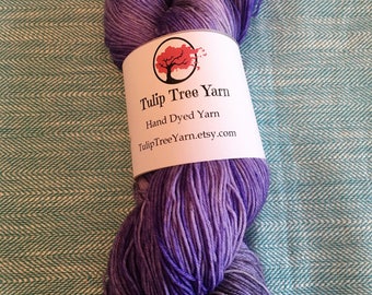 Hand Dyed Sock Yarn-Hyacinth