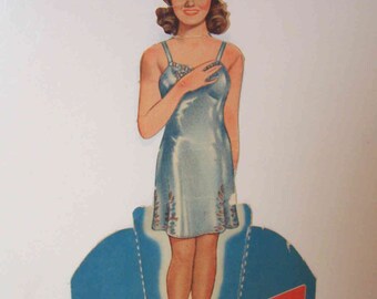On Clearance - Vintage and rare Linda Ware paper doll 1940 Pillsbury Farina Advertising doll