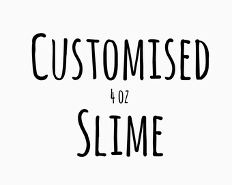Customised 4oz Slime
