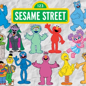 Sesame street svg | Etsy