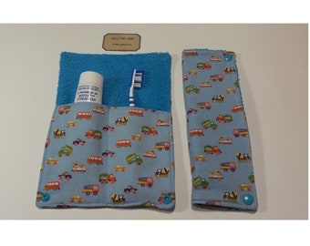 "Vehicles" toothbrush holder