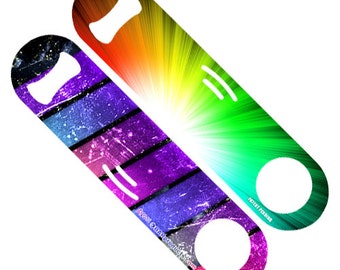 Rainbow Burst Abstract StrainBlade® Openers - CUSTOMIZABLE
