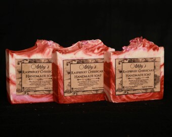 Raspberry Cheesecake Bar Soap