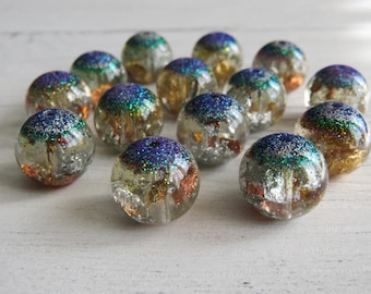 Handmade Resin Focal Bead. Artisan Bead. One Bead. 14mm Approx.
