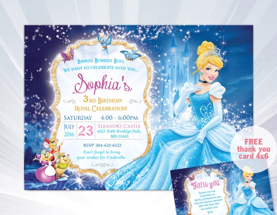 cinderella invitation