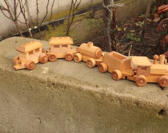 Choo-Choo Wooden Train, Toy for boy, Wooden Toy train set, Birthday gift, handmade with love, wooden toy, kid's toys, eco toy