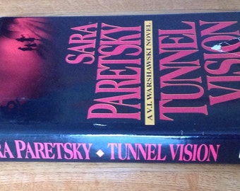 Vintage copy of Tunnel Vision by Sara Paretsky