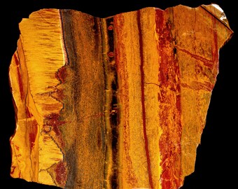 Beautiful Chatoyant Marra Mamba Tiger Eye Tigereye Slab- A233