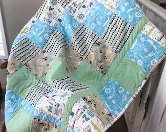 Toddler Zoo Animals Quilt