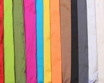 Custom made curtains premium 100% pure silk Indian Dupioni raw silk