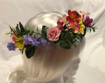 Colorful Wildflower Crown