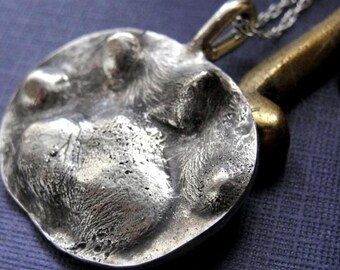 Cat Paw Print Necklace Jewelry Personalized Sterling Silver