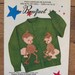 Vintage 1954 knit o graf knitting pattern 208 PIXIE sz 6-8-10-12 cardigan or slipover girl