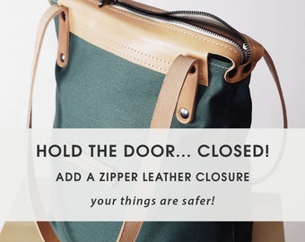 Add-On » Safety : zipper leather closure